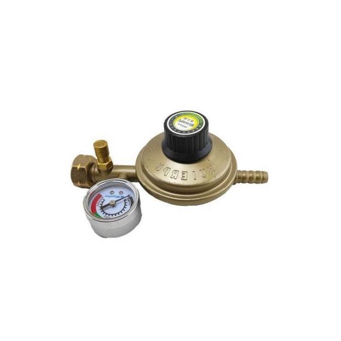 Détendeur de gaz butane avec manomètre+ Anti-Fuite