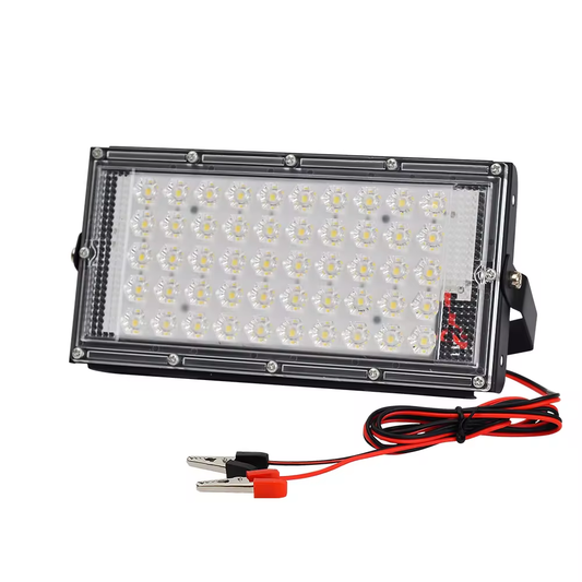 Projecteur LED Solaire avec cable de Batterie