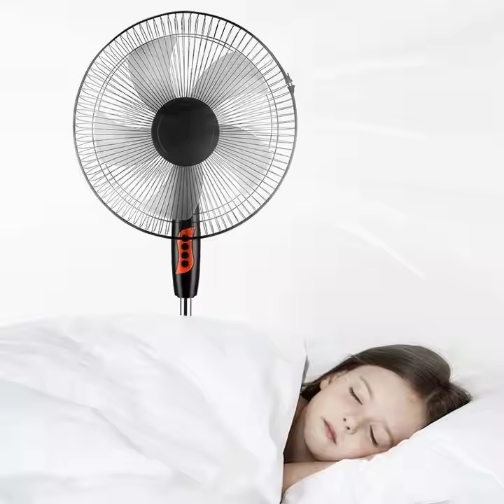 Ventilateur Solaire 16 Pouces avec Câble de Batterie